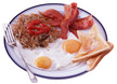 bacon and eggs breakfast