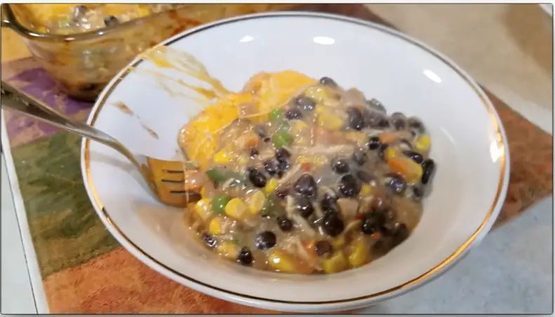 This chicken and black bean casserole never fails to receive compliments.