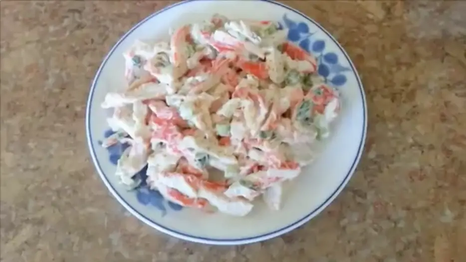 Imitation Crab Recipe Seafood Crab Salad