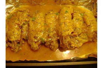 Smothered Southern Turkey Wings