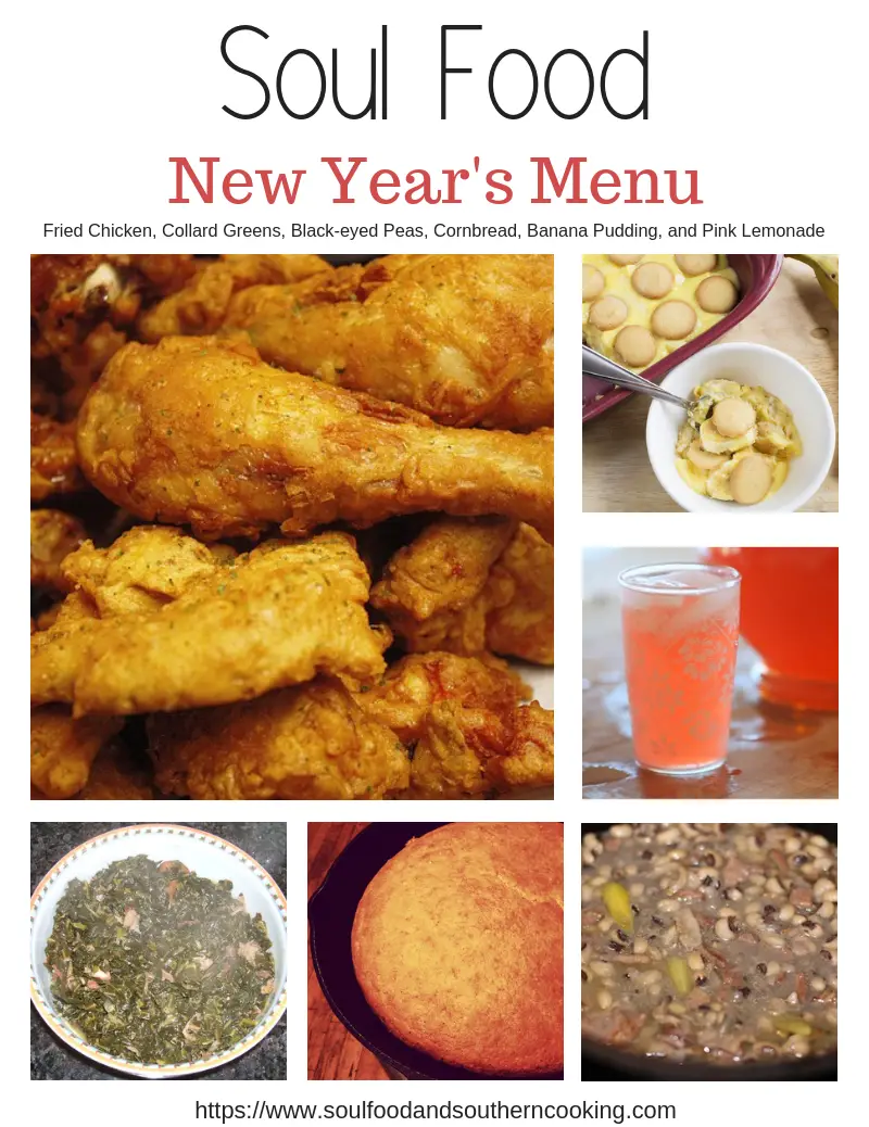 New Years Soul Food Menu Traditional Soul Food Menu