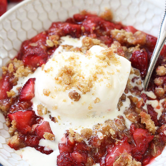Strawberry Crisp
